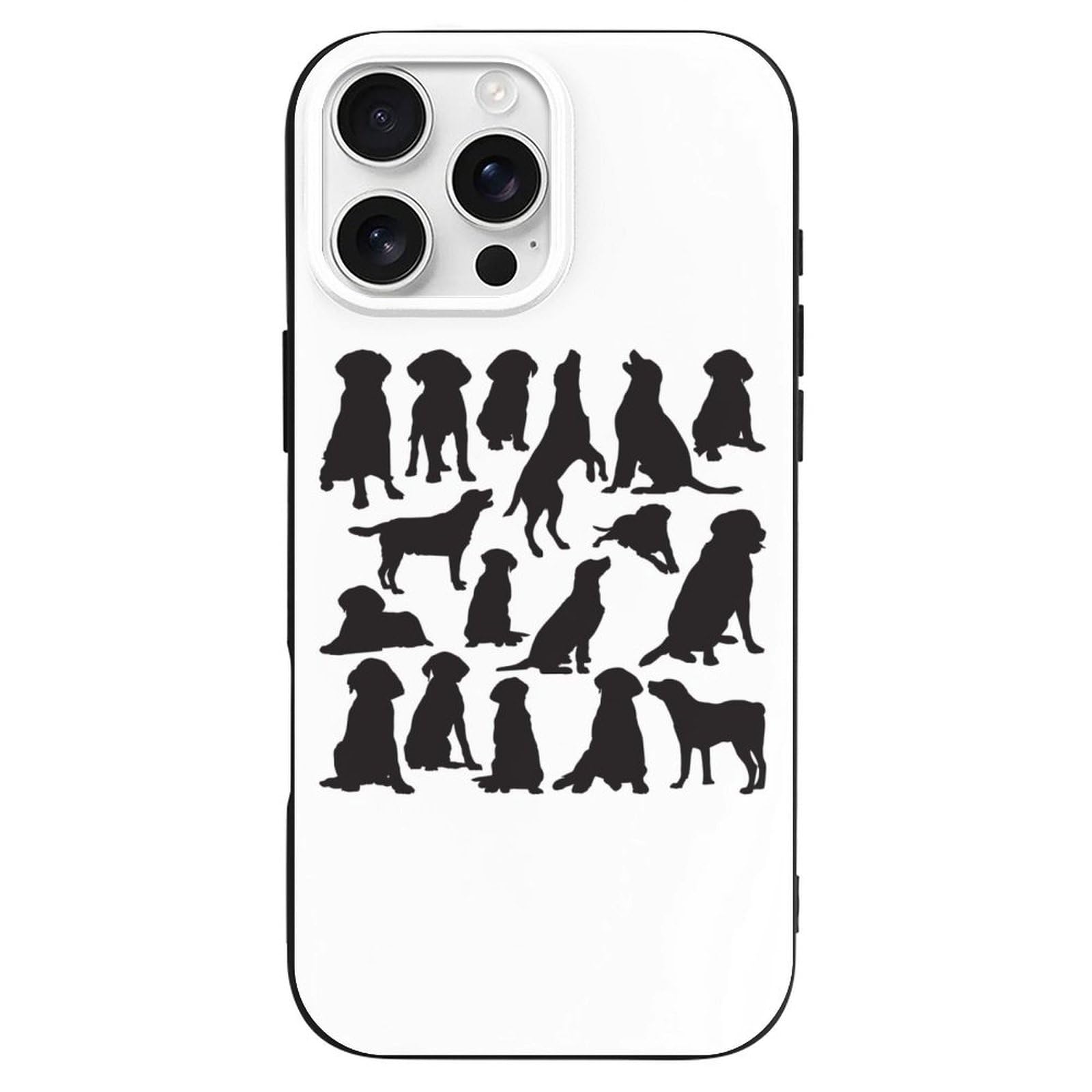 Amazon.co.jp: iPhone 16 ケース ブラック ラブラドールレトリバー